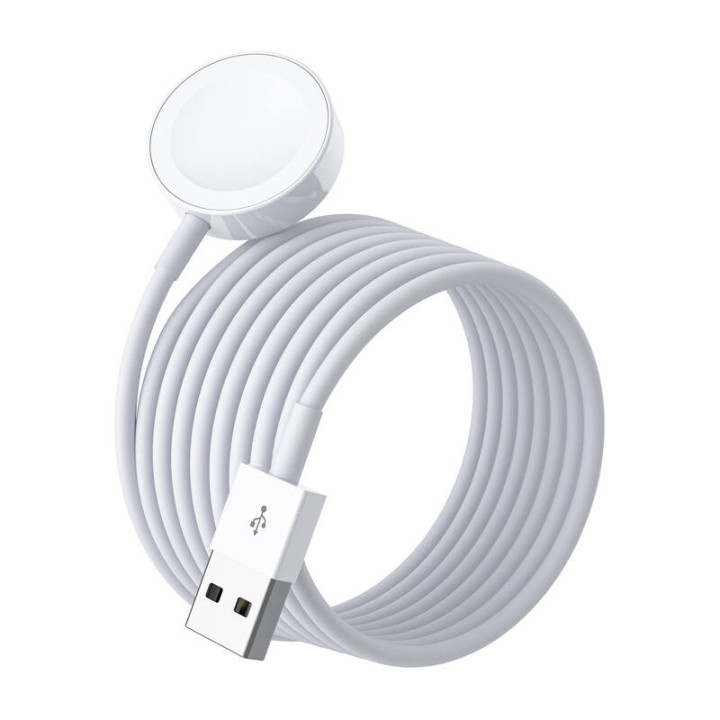 Choetech bezvadu lādētājs Apple Watch USB-A (balts)