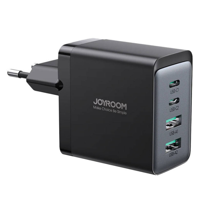 Įkroviklis GaN Ultra 65W 2C1A kabelis C-C Joyroom TCG02 (baltas)