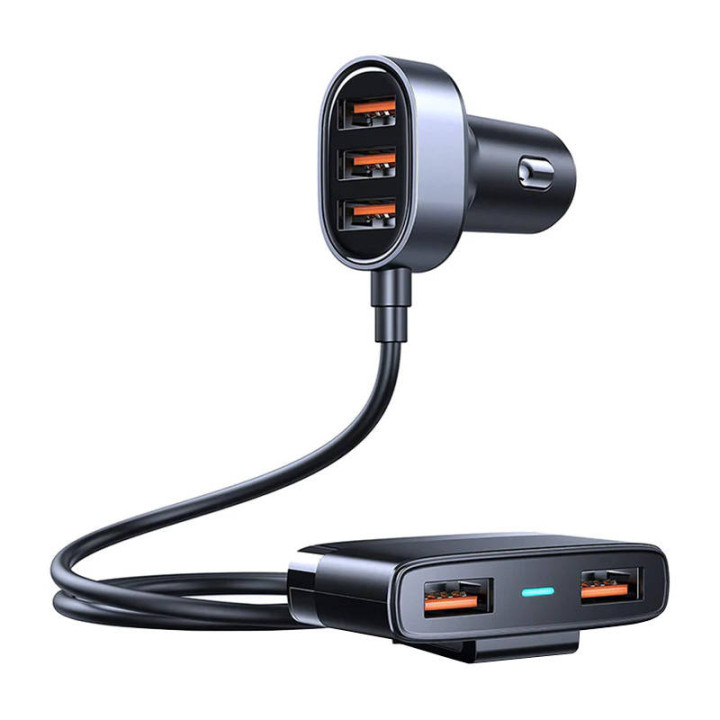 Autolaturi Joyroom JR-CL03 5-porttinen USB (musta)