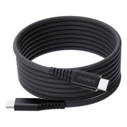 Choetech XCC-1051 Магнитный кабель USB-C — USB-C, PD 240 Вт, 1,8 м (черный)