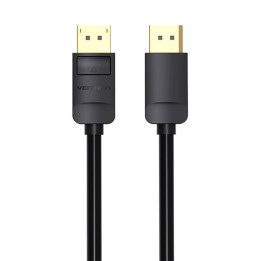 DisplayPort 1.2 Cable Vention HACBH 2m, 4K 60Hz (melns)