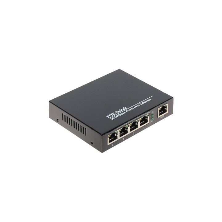 SPS-4P/1 5 portu PoE slēdzis 4x PoE 802.3af