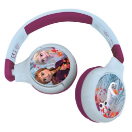 Складные Bluetooth-наушники Lexibook Frozen 2-в-1