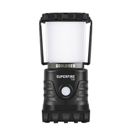 Superfire T30 tūrisma lampa, 600 lm, USB, 4 režīmi