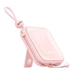 Powerbank Joyroom JR-L009 Cutie 10000mAh, 12W (vaaleanpunainen)