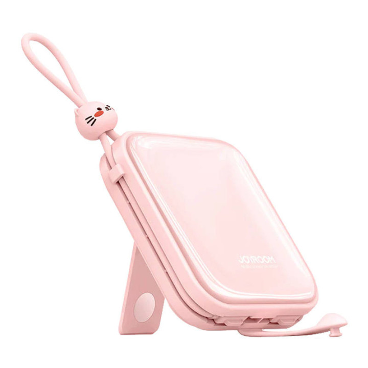 Powerbank Joyroom JR-L009 Cutie 10000mAh, 12W (rožinė)