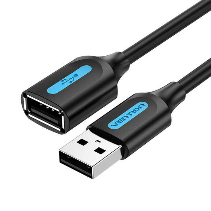 Prailginimo kabelis USB 2.0 kištukinis ventiliatorius CBIBJ 5 m juodas