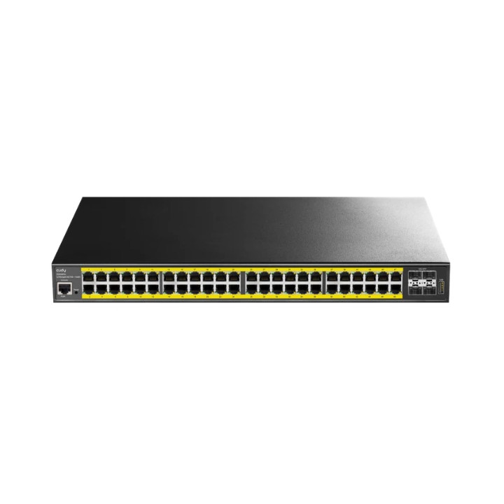 Cudy GS2048PS4-720W 48 portu Layer 2 pārvaldīts Gigabit PoE++ slēdzis ar 4 10G SFP+ portiem, 720W PoE budžets