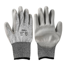 Griezuma izturīgi cimdi L Deli Tools