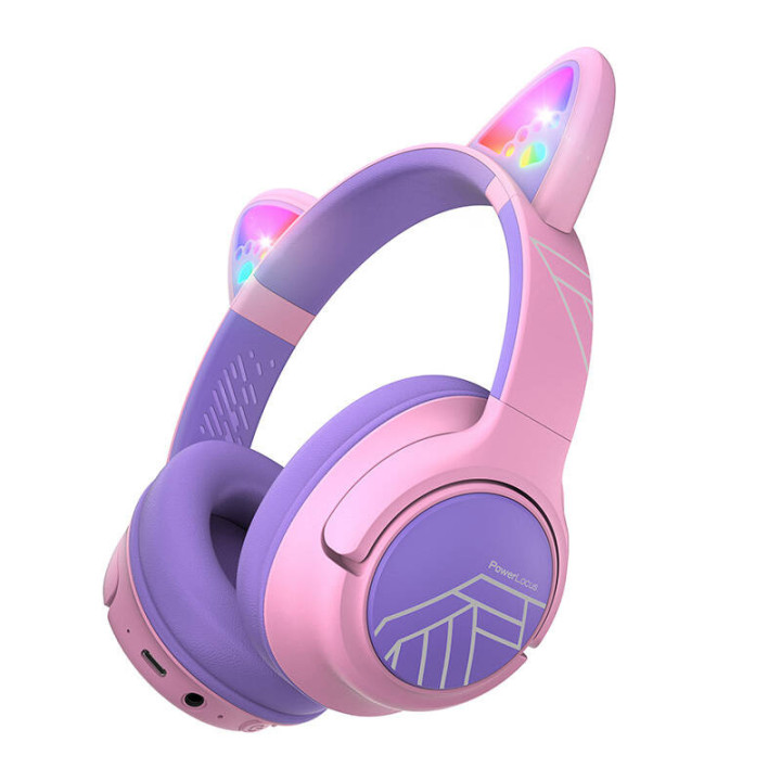 Беспроводные наушники PowerLocus Bobo Cat Ears для детей