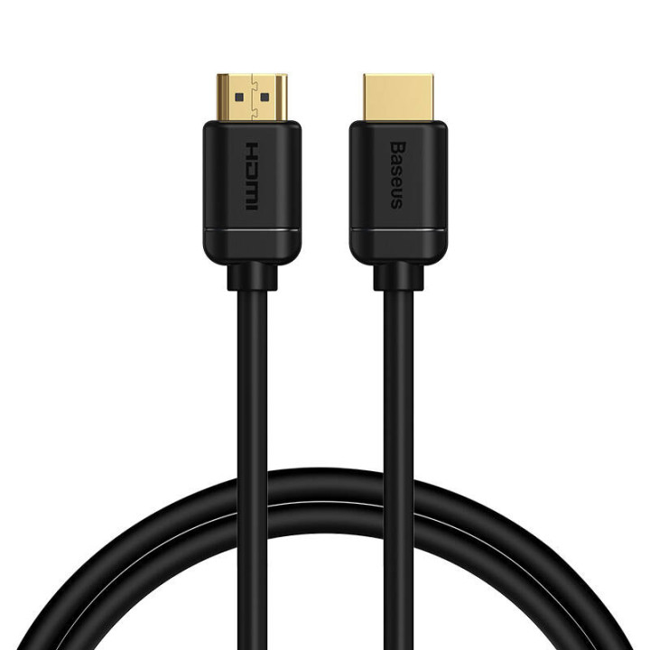 Кабель Baseus 2x HDMI 2.0 4K, 60 Гц, 3D, HDR, 18 Гбит/с, 1 м (черный)