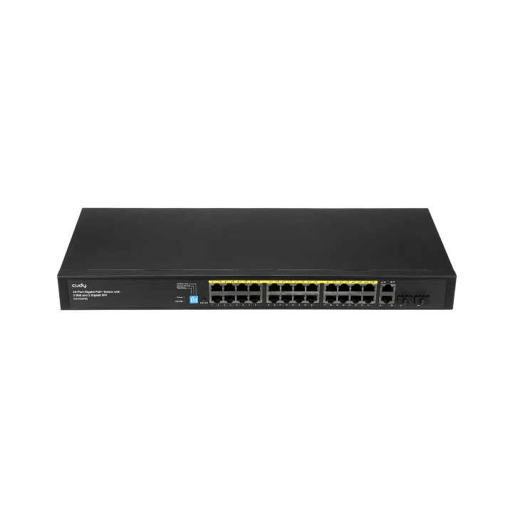 CUDY GS1026PS2 24 portu PoE+ slēdzis SFP