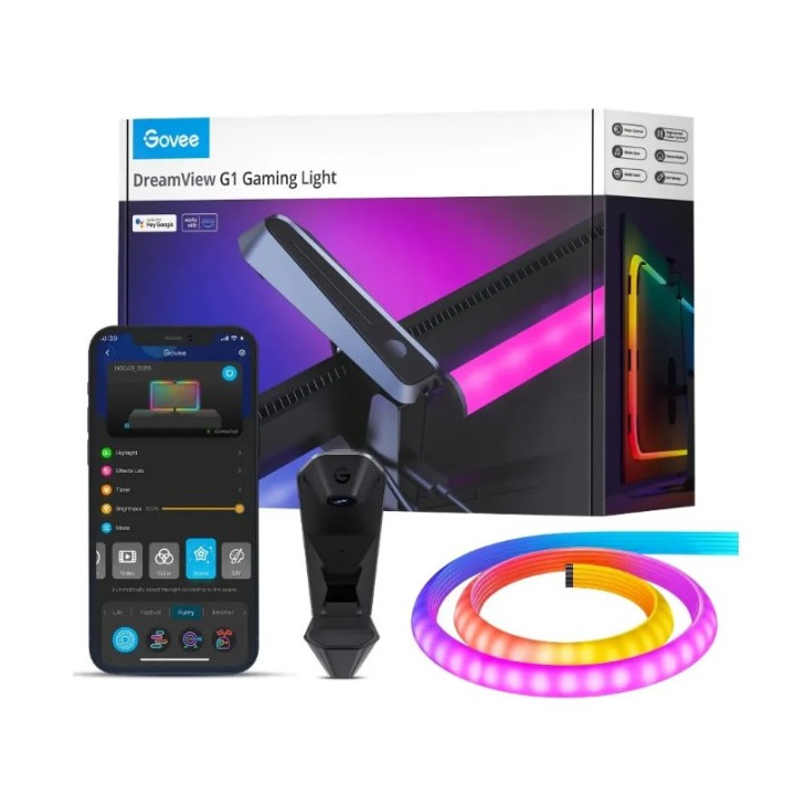 Govee H604B Dreamview G1 | LED apšvietimas | RGBIC, „Wi-Fi“, „Alexa“, „Google“.