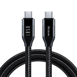 Kaapeli USB-C–USB-C Mcdodo CA-7132, 100 W, 1,2 m (musta)