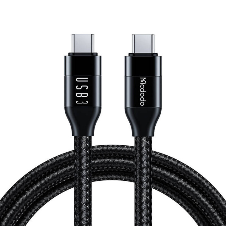 Kaapeli USB-C–USB-C Mcdodo CA-7132, 100 W, 1,2 m (musta)