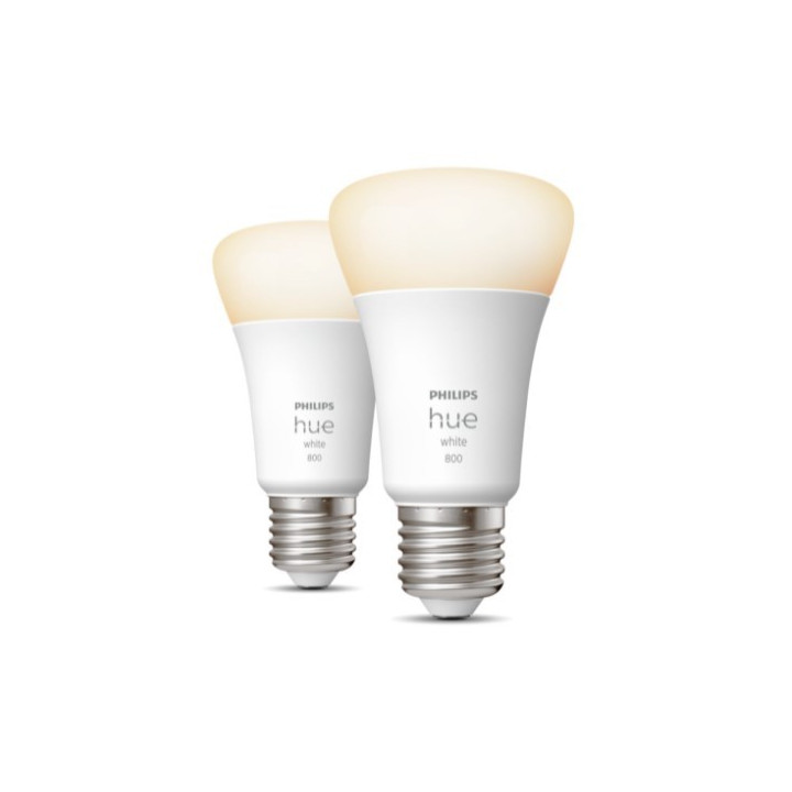 Philips Hue E27 9W W BT 2-pakk