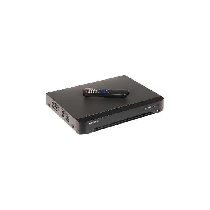 AHD, HD-CVI, HD-TVI, CVBS, IP DVR IDS-7204HUHI-M1/S/A 4 KANALIGA Hikvision