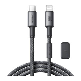 Joyroom 30 W USB-C Lightning -kaapeli, 1,2 m harmaa