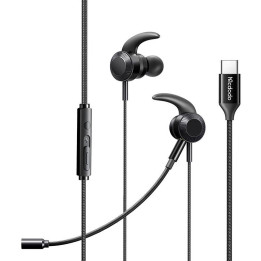 Mcdodo HP-1340 pelikuulokkeet mikrofonilla, USB-C (musta)