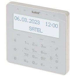 SATEL INT-KSG2R-W Alarm System Keypad, White