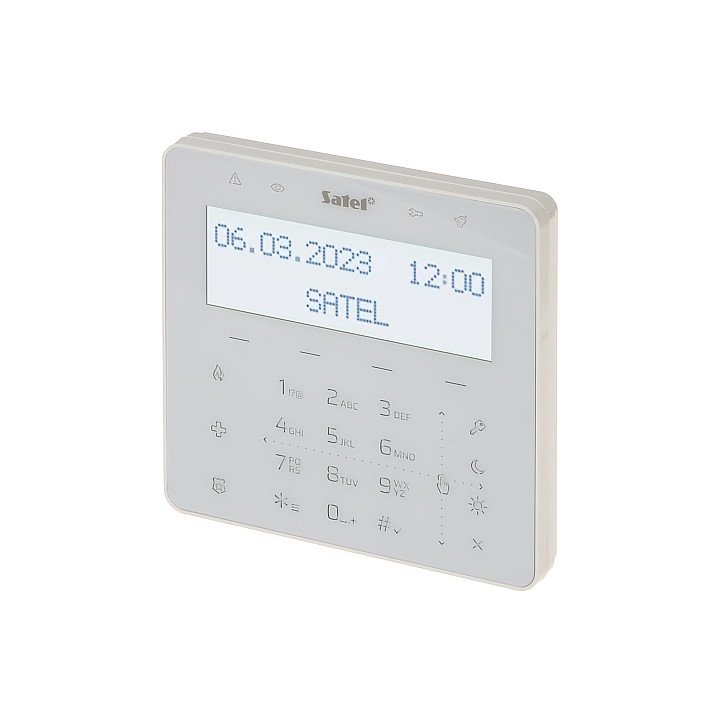 SATEL INT-KSG2R-W vadu tastatūra, balta
