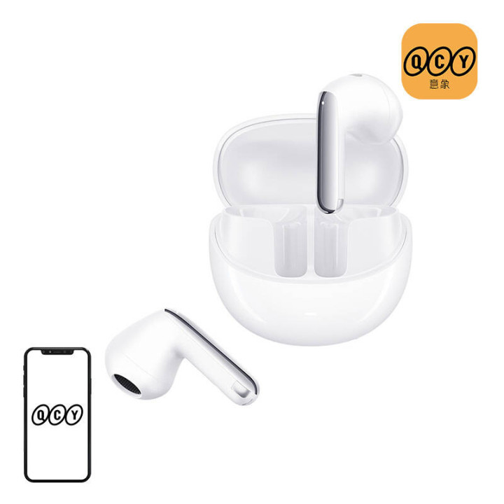 Наушники TWS QCY AilyBuds Pro+ HT10 Pro, ANC (белые)