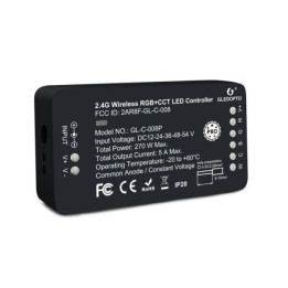 Gledopto GL-C-008P, Zigbee Pro RGB+CCT LED-ohjain (Zigbee+RF) 12V-54V DC