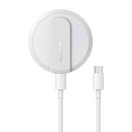 Joyroom JR-A28 ultraohut magneettinen induktiolaturi, 15W (valkoinen)