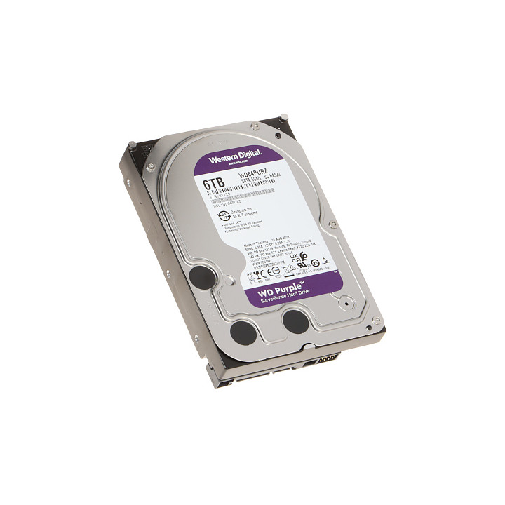 HDD FOR DVR HDD-WD64PURZ 6TB 24/7 WESTERN DIGITAL