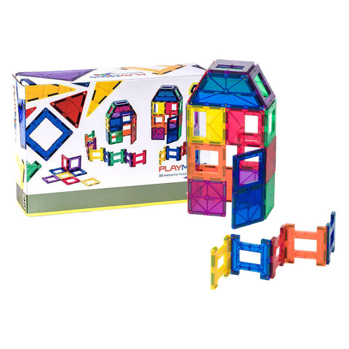 Magnētiskās flīzes 3D Playmags 161 - 48gab komplektā