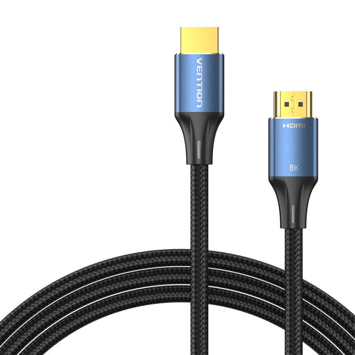 HDMI 2.1 kabeļa ventilācijas atvere ALGLI, 3 m, 8K 60Hz/ 4K 120Hz (zils)