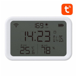 NEO NAS-CW01W išmanusis temperatūros ir drėgmės jutiklis, WiFi TUYA