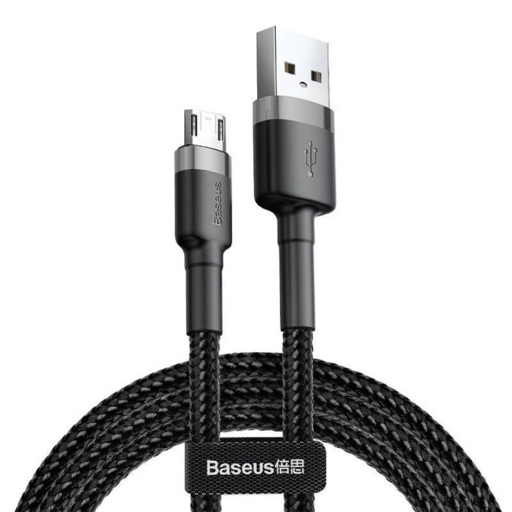 Baseus Cafule USB kuni microUSB 1.5A 2m (saro-czarny)