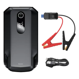 Powerbank / Baseus Super Energy Max Car Jump Starter, 20000mAh, 2000A, USB (melns)
