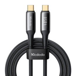 Mcdodo CA-2990 USB-C–USB-C-kaapeli, PD 140 W, 1,2 m (musta)