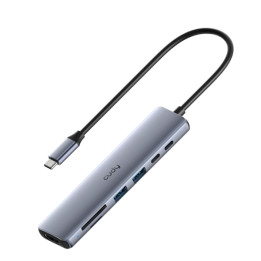 CUDY UH407 USB-C Adapter Hub – Multifunction