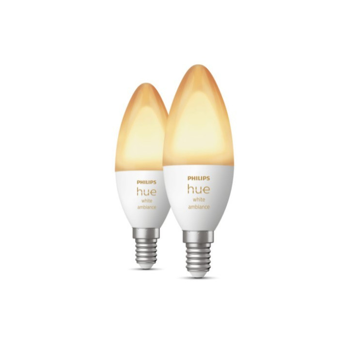 Philips Hue E14 4W WA BT žvakė 2 pak
