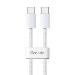 Mcdodo CA-5690 USB-C–USB-C-kaapeli, 60 W, 1 m (valkoinen)