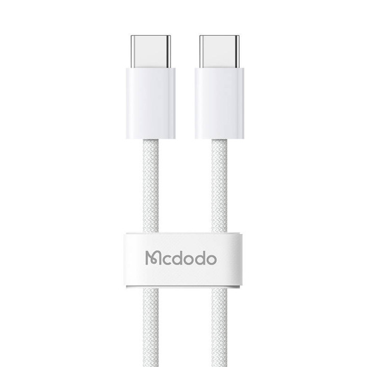 Mcdodo CA-5690 USB-C–USB-C-kaapeli, 60 W, 1 m (valkoinen)