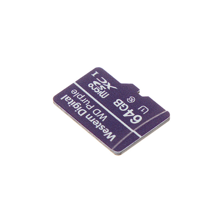 ATMINTIES KORTELĖ SD-MICRO-10/64-WD microSD UHS-I, SDXC 64 GB Western Digital