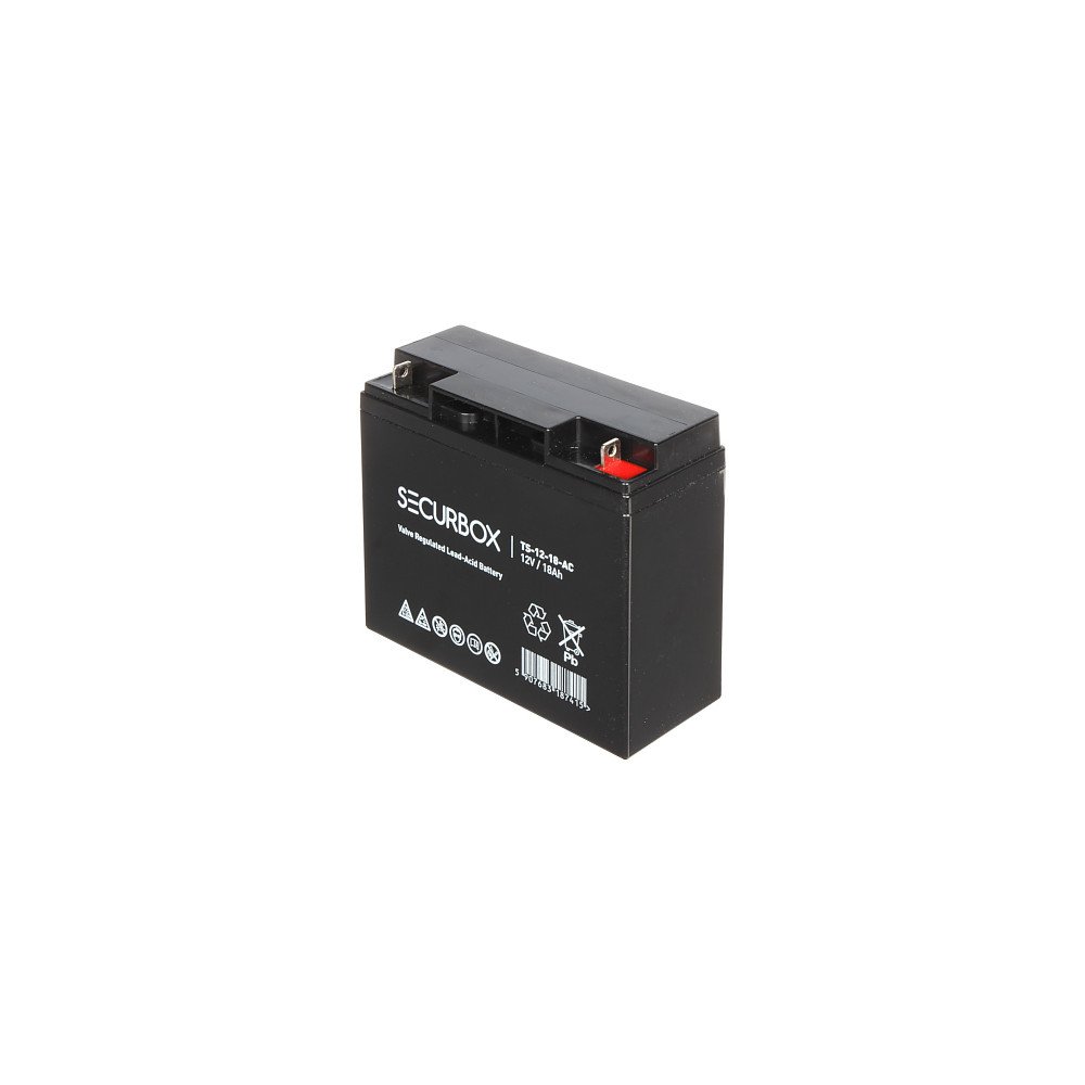 AKKU 12V/18AH-VAROITUS