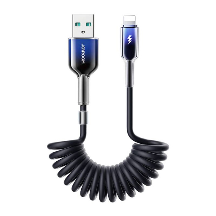 USB-A-kaapeli Lightning Joyroom S-A43 1,5 m (musta)