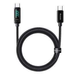 Mcdodo CA-8820 100 W USB-C–USB-C-kaapeli, 1,2 m (musta)