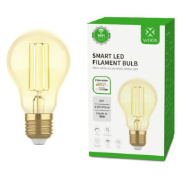 WOOX R5137 Išmanioji išmanioji lemputė Retro WiFi LED 4,9 W kaitinimo siūlas E27 A60