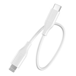 Choetech IP0040 USB-C kabelis uz Lightning PD18/30W 1,2 m (balts)