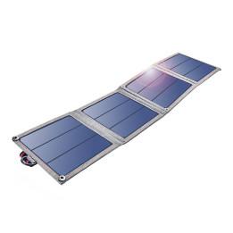 Salokāms saules lādētājs Choetech SC004 14W, 1xUSB (pelēks)