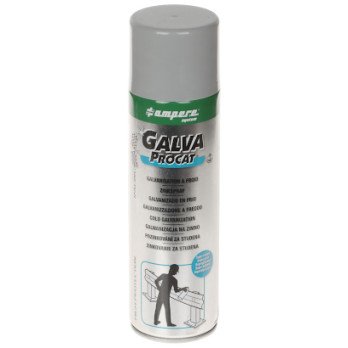 SALTO GALVANIZAVIMO PURSKAMAS GALVA-PROCAT SPRAY 500 ml SUPER GLOSS AMPERE