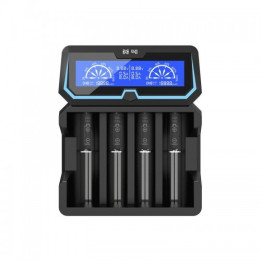 Xtar X4 2A ЖК-дисплей Литий-ионный IMR INR ICR Ni-MH Интеллектуальное быстрое зарядное устройство 5 В 1 А USB-выход