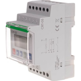 CRT-05 Termoreguliatoriai uz DIN be devejs -100..400°C Pt100 2funkciji
