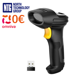 Inateck BCST-60 Bluetooth-viivakoodinlukija/-lukija